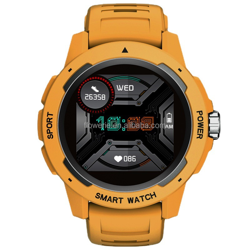 Outdoor Adventure And Sports - 50m IP68 Waterdichte Tactische Sport Smartwatch,