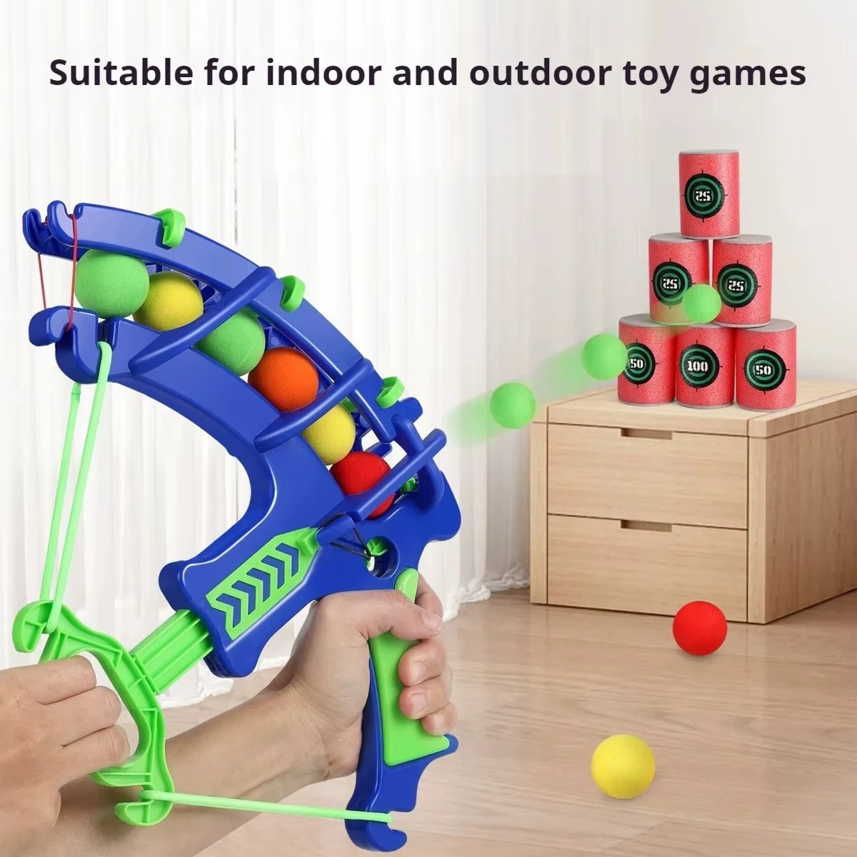 Outdoor Adventure Games - Sport Slingshot Target Bubble Gun Zachte