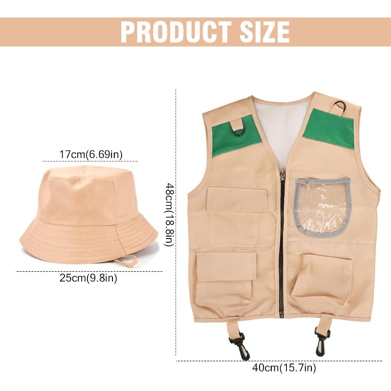 Safari-kostuum met cargo-vest  - Outdoor Adventure Games recensie en prijs