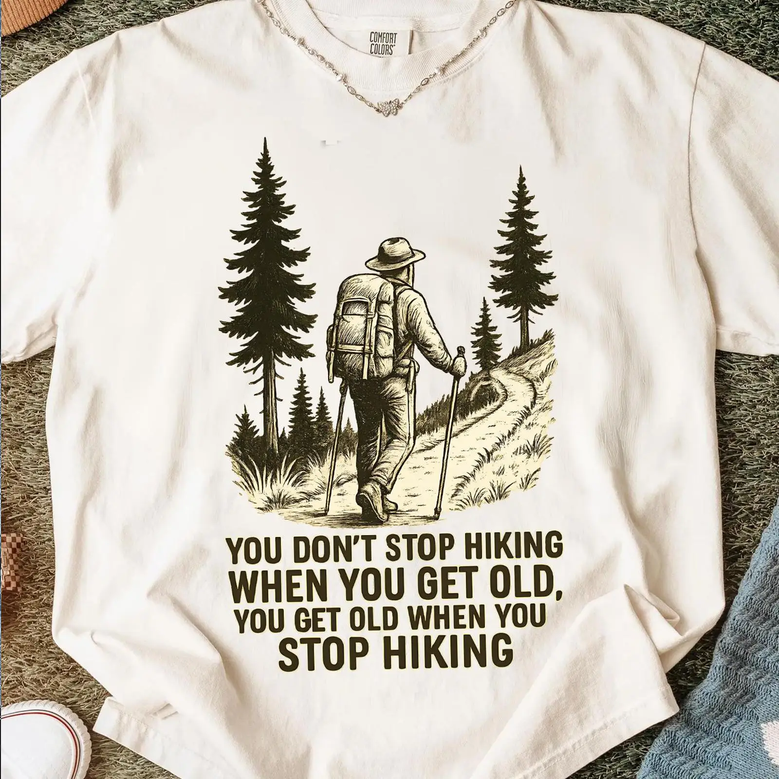 Je houdt niet op met wandelen  - Outdoor Adventure Quotes recensie en prijs